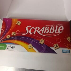 Parker Bros Scrabble 2007 Boardgame Wood Pieces Are Sealed Open Box